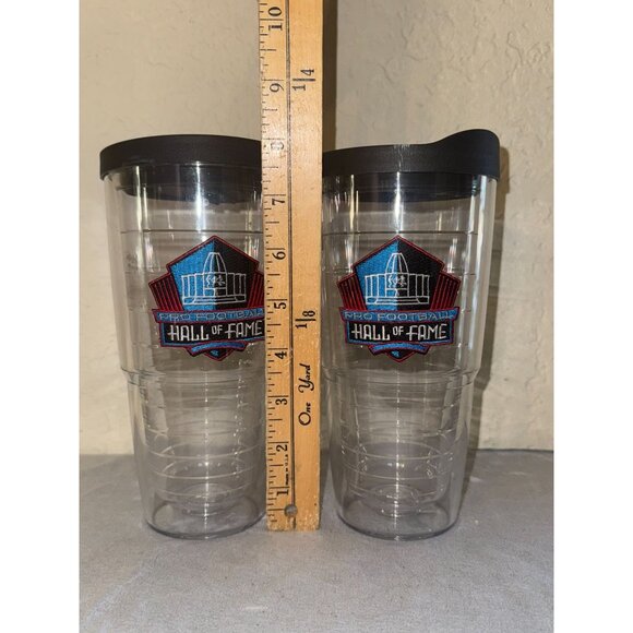 Pro Football Hall Of Fame Tervis Tumblers With Lids - 16 Oz - Set Of 2 - Picture 4 of 5